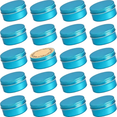 Vista 11 de Latas de aluminio con tapa de rosca champán de 3 oz (3.0 fl oz) con etiquetas, paquete de 24
