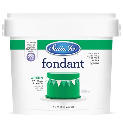 Vista 17 de Satin Ice - Fondant de café moca y menta Blanco