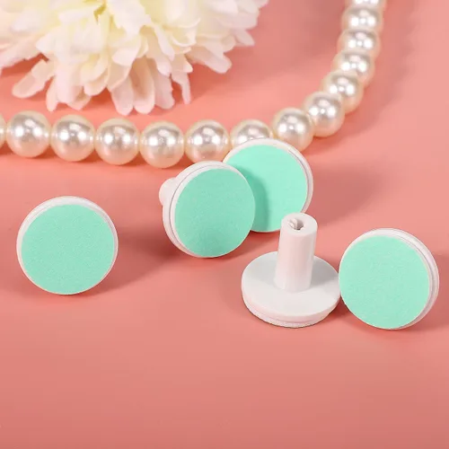 Vista 9 de DOITOOL Almohadillas de repuesto para lima de uñas eléctricas para bebés, 24 cabezales de rectificado de 0.70 pulgadas para recortadora de uñas