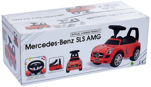 Vista 4 de Mejores coches de paseo Mercedes Benz, coche para empujar, blanco