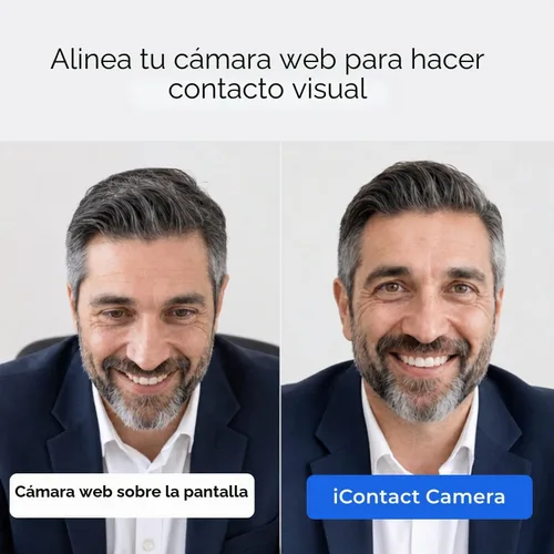 Vista 2 de iContact Camera Cámara web de contacto ocular ProXL 4K para monitores de 30