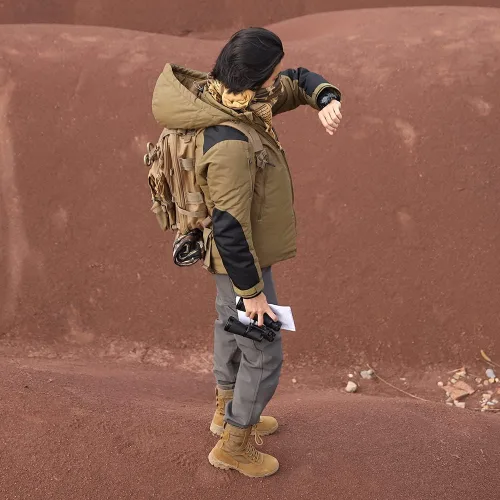 Vista 6 de EMERSONGEAR Blue Label JIHU - Ropa de algodón, abrigo táctico impermeable de invierno para hombres, ropa cálida militar