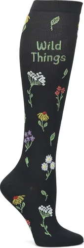 Vista 29 de Nurse Mates Calcetines de pantorrilla para mujer Compresión de 12-14 mmHg Soporte y comodidad superiores 1 par Tinte espacial Aqua Breeze