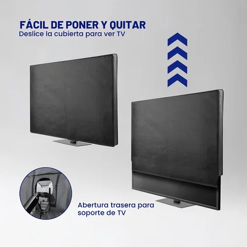 Vista 5 de VIVO Cubierta de TV de pantalla plana para pantallas de 30 a 32 pulgadas
