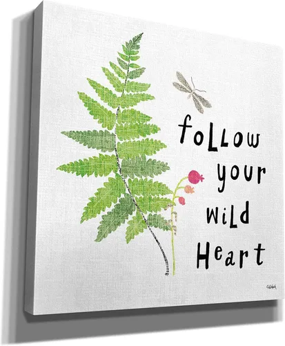 Vista 2 de Epic Graffiti 'Wild Wings IV' by Sue Schlabach, Giclee Canvas Wall Art, 12"x12
