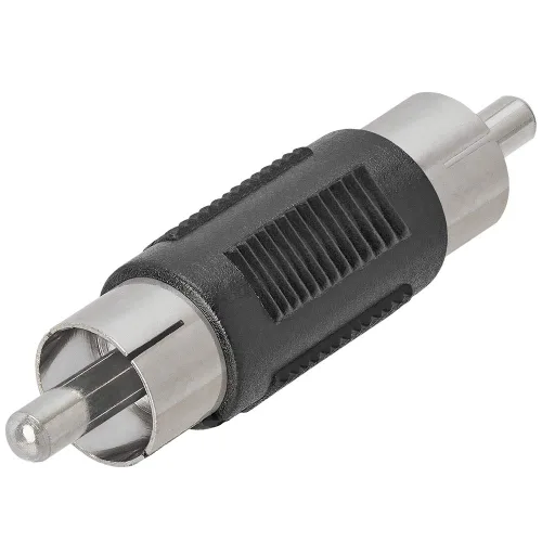 Vista 2 de Cmple - Adaptador de cable de audio y video RCA Convertidor de conector de componentes compuestos - RCA macho a macho de un solo enchufe a enchufe
