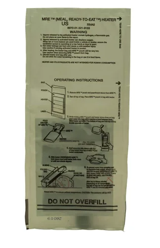 Vista 5 de MRE STAR Survival - Caja de comidas de emergencia listas para comer con accesorios y FRH, embalaje compacto y ligero, vida útil prolongada, 12