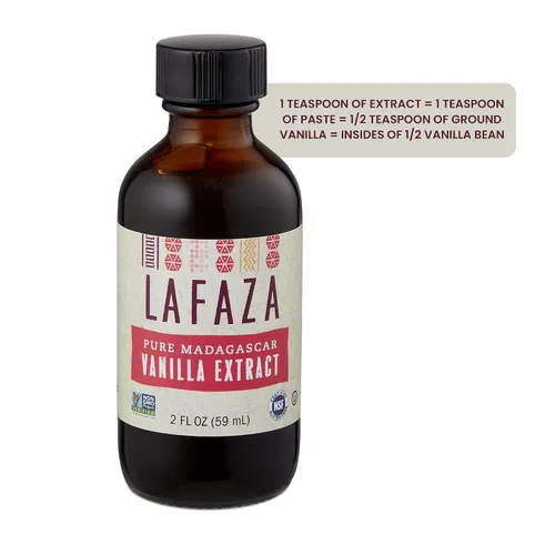 Vista 6 de Lafaza Extracto orgánico puro de vainilla de Bourbon de Madagascar, totalmente natural (2 fl oz)