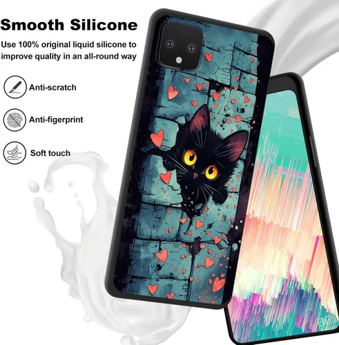 Vista 344 de Funda delgada para Google Pixel 4 XL, funda delgada de silicona de TPU suave a prueba de golpes para Google Pixel 4 XL, astronauta Galaxy