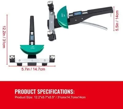 Vista 7 de Happybuy Dobladora de tubos de cobre, 7 troqueles de 1/4"-7/8" 90° hacia adelante/inversa, 0.236-0.866 in para tubos de cobre y aluminio