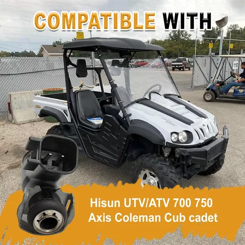Vista 7 de Chikia Inyector de combustible Hisun 700 con pernos de repuesto para Hisun UTV ATV 700 750 Massimo MSU 700, Axis 700, YS700, Cub cadet, Coleman