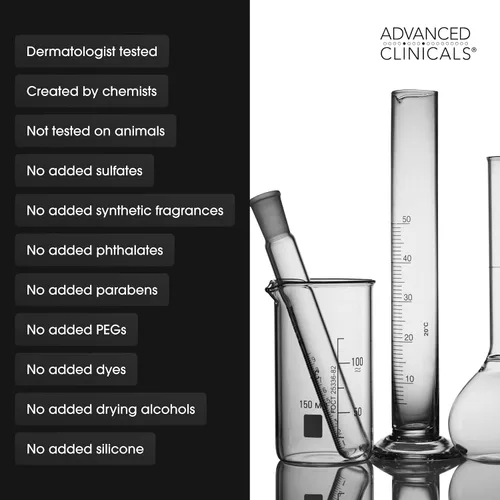 Vista 7 de Advanced Clinicals Limpiador facial suave con vitamina C para mujeres y hombres Jabón limpiador facial de gel con aroma a cítricos Aloe Vera +