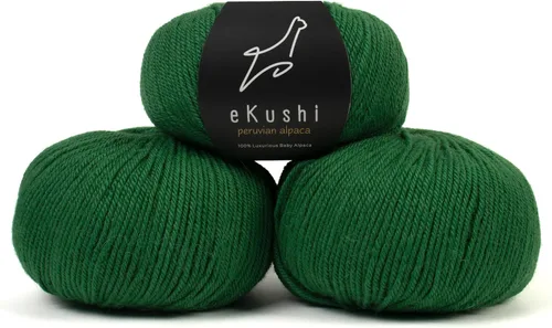 Vista 60 de 100% Hilo de Alpaca Baby para Tejer y Ganchillo - 1 Cono de Hilo Premium DK - Ligero, Hipoalergénico y Térmico Hecho en Perú - Ideal para Proyectos