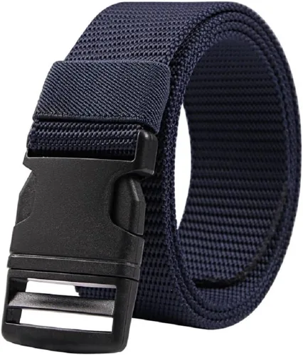 Vista 9 de AIBEARTY Cinturón de lona con hebilla ajustable, cintura larga para mujeres, hombres, adolescentes