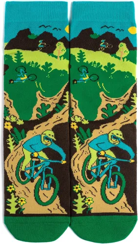 Vista 3 de I'd Rather Be - Calcetines divertidos para hombres y mujeres, regalos para golf, caza, camping, senderismo, esquí, lectura, deportes y mucho más