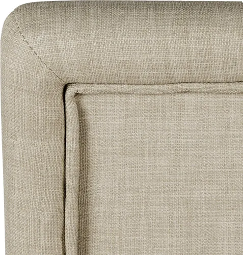 Vista 6 de Homepop Decoración del hogar Sillas de comedor clásicas tapizadas Parsons Juego de 2 sillas de comedor decorativas con ribete de cabeza