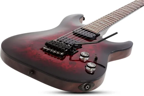 Vista 6 de Schecter Guitarra Elite-6 FR Omen Elite-6 FR - Black Cherry Burst