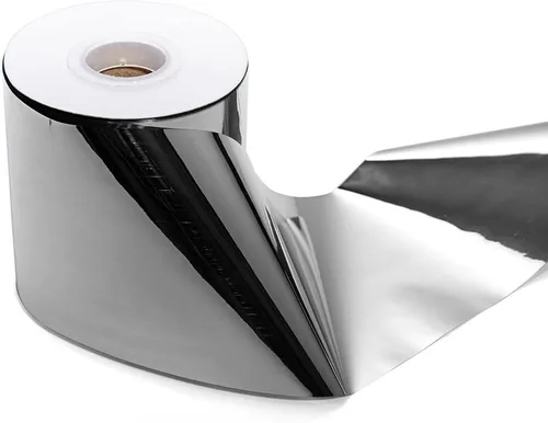 Vista 14 de Anderson's Rollo de serpentina metálica brillante negra, cinta de PVC de 4 x 500 pies para envoltura de regalos, decoración de bodas, detalles