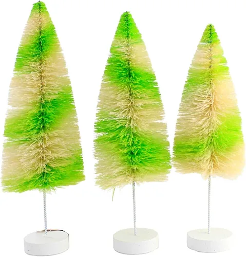 Vista 2 de Bethany Lowe Lime Stripes Delights - Juego de 3 cepillos para botellas