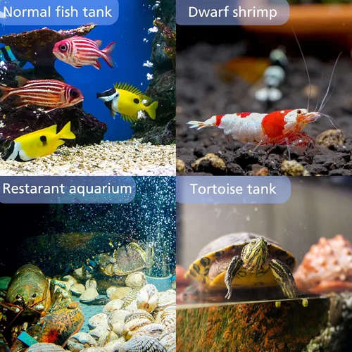 Vista 7 de Shappy 15 bolsas de malla de filtro de acuario de 3 tamaños, 150 micrómetros de filtro fino, bolsas con cremallera para biosferas de carbón
