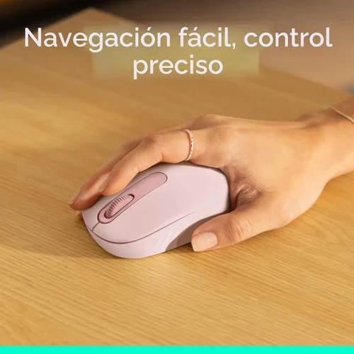 Vista 5 de Logitech Ratón inalámbrico Bluetooth M196, compacto y portátil para portátiles, tabletas y más, batería de 12 meses, seguimiento suave, compatible