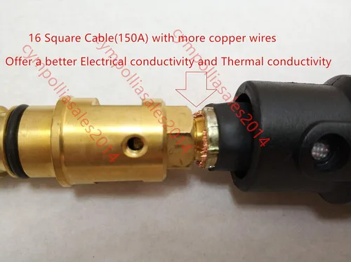 Vista 6 de Pistola de soldadura MIG y antorcha 10' 150AMP se adapta a Lincoln Power Mig 140, Power Mig 140C, Power Mig 140T, Power Mig 180, Power Mig 180C