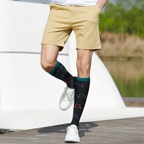 Vista 2 de Compression Socks For Women And Men 20-30Mmhg-Circulation Support Socks (4 Pairs) -Best Support For Nurses,Running,Athletic