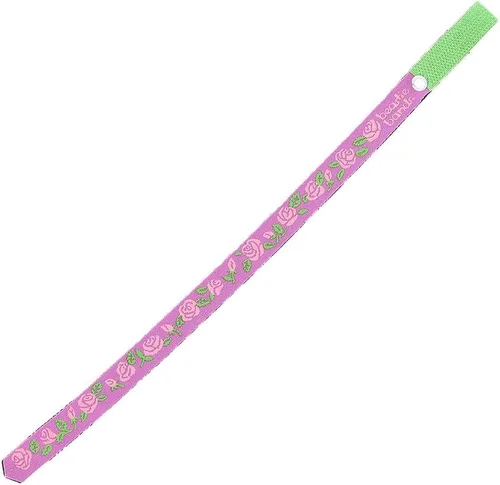 Vista 5 de Collar de gato, rosas rosas (el color puede variar)