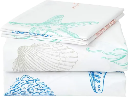 Vista 8 de JSD - Juego de sábanas de 3 piezas para niños, tamaño individual Soft Printed Microfiber Sheet and Pillowcase Set, OEKO-TEX Certified, 16 inch Deep