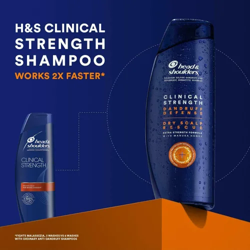 Vista 3 de Head & Shoulders Champú para la caspa, fuerza clínica, 14.2 oz (paquete de 3)