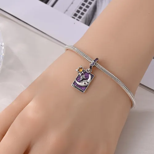 Vista 56 de KUNSIR Los abalorios se adaptan a pulseras Pandora para mujer, plata de ley 925, cuentas colgantes de joyería para niñas, dijes de feliz cumpleaños