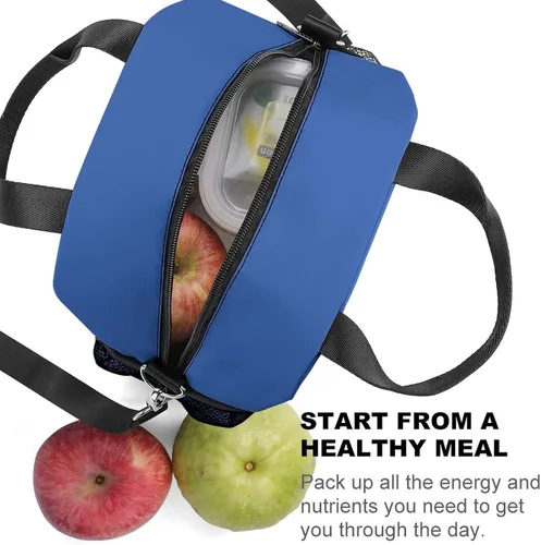 Vista 3 de Bolsa de almuerzo con diseño de videojuegos para niños y niñas, lonchera aislada para escuela, trabajo, oficina, viajes, picnic, caminatas, playa