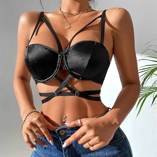 Vista 2 de Camisola delgada de moda para mujer, ropa interior sexy, casual, ropa de dormir cómoda, babydoll