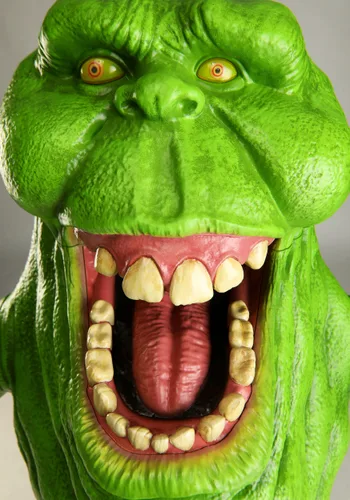 Vista 3 de Decoración animada de Slimer de Ghostbusters de 5 pies para Halloween Multicolor