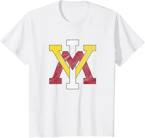 Vista 15 de Virginia Military Institute Camiseta VMI Keydets Distressed Primary, Negro