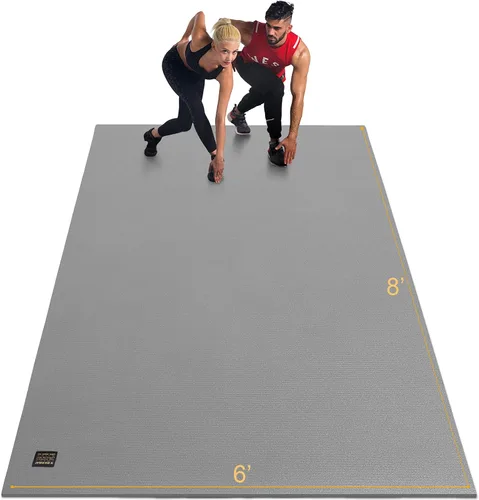 Vista 11 de GXMMAT Extra Large Exercise Mat 16'x6'/12'x6'/10'x6'/8'x6'(7mm)