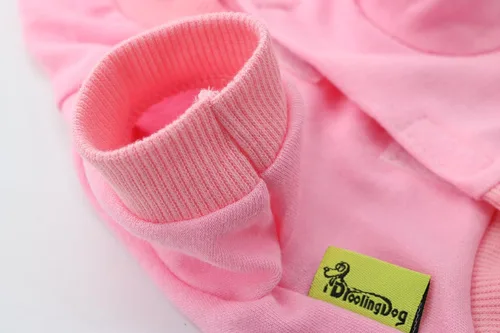 Vista 7 de Camisas rosas para perras, ropa para cachorros, sudadera con capucha para mujer, sudadera con corona de princesa para mascotas, camiseta para perros
