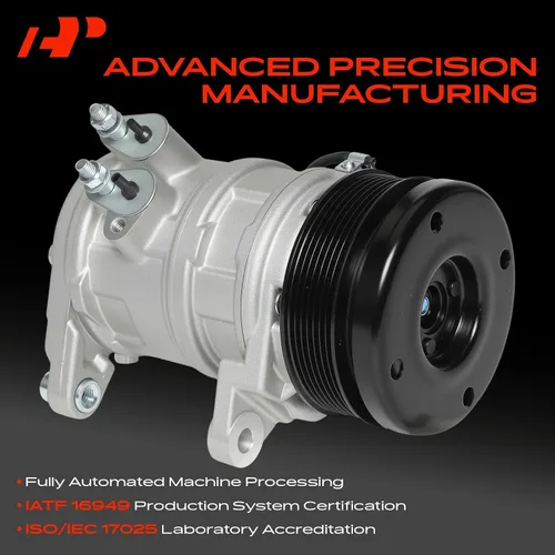 Vista 3 de A-Premium - Compresor de aire acondicionado de CA compatible con Dodge Durango 5.7L 2004-2008, Chrysler Aspen 5.7L 2007-2008, con polea de 7 ranuras