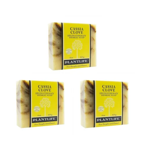 Vista 8 de Plantlife Jabón en barra de clavo Cassia, jabón hidratante y calmante para tu piel, hecho a mano con ingredientes a base de plantas, hecho