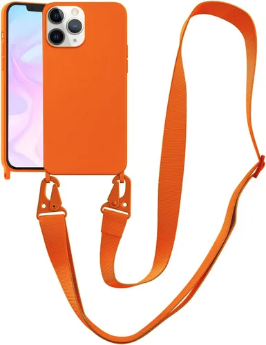 Vista 165 de Funda compatible con iPhone 8 Plus, iPhone 7 Plus/6 Plus/6S Plus con cordón, funda cruzada para iPhone con correa ajustable de silicona para iPhone