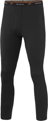 Vista 7 de Terramar Pantalones de forro polar militares para hombre Negro