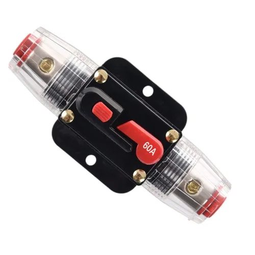 Vista 5 de Interruptor de circuito de 20 amperios de reinicio manual, impermeable, inversor en línea, para coche, motores de arrastre marino, barco, ATV