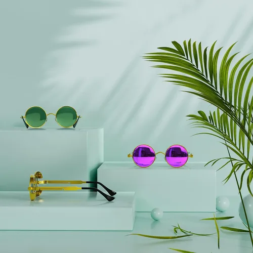 Vista 3 de ROCKNIGHT Gafas de sol redondas polarizadas con protección UV400 estilo steampunk gótico, unisex, para exteriores