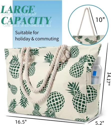 Vista 3 de Straw Beach Bags for Women, Tote Handbag Shoulder Bag for Women, Beach Straw Purse Buckets Summer Fashion Hobo Bags