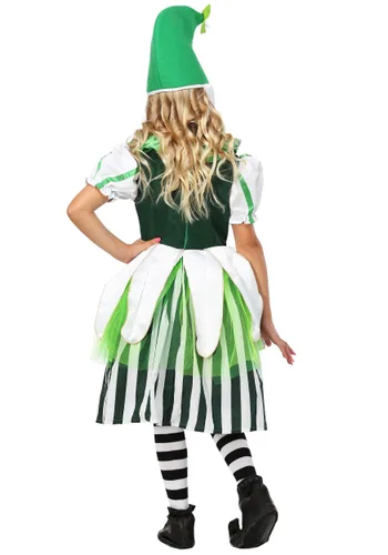 Vista 2 de Disfraz infantil deluxe de chica Munchkin Multicolor