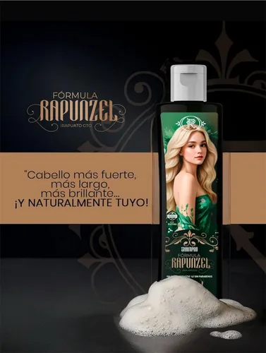Vista 2 de Champú Crecimiento Rápido Cabello 2.0 in x Mes Stop Hair Loss Crecimiento Rpido ORIGINAL! Aroma cítrico (Bergamota), sin parabenos, Unisex Adultos