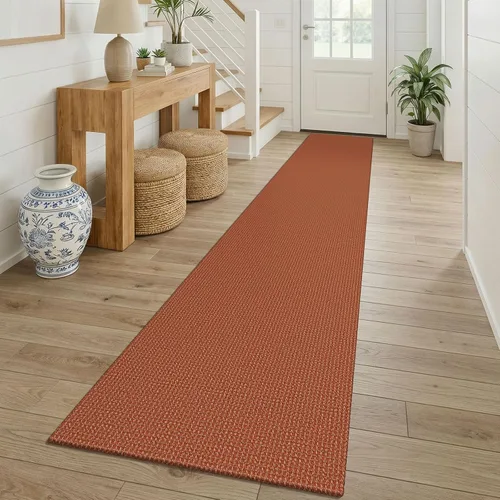 Vista 53 de KOZYFLY - Tapete para puerta de interior, lavable, pequeña, antideslizante, con respaldo de goma, felpudo de algodón para el hogar, color negro