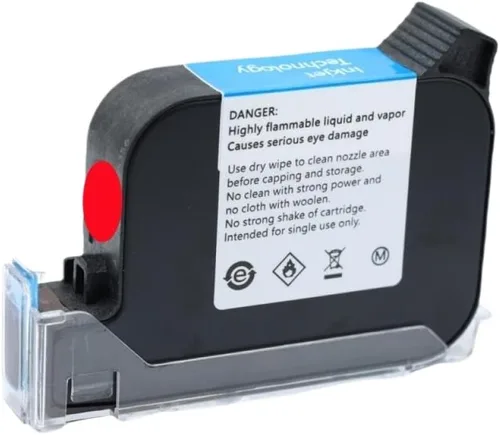 Vista 2 de 2588 2588+M 42ML Black Red Blue Green Ink Cartridge Universal for Handheld Inkjet Printer Compatible with Various Brands Quick Drying 12.7mm Print