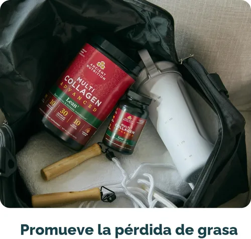 Vista 3 de Ancient Nutrition Péptidos de colágeno hidrolizados avanzados, proteína en polvo magra con probióticos y vitamina C, canela, para mujeres y hombres