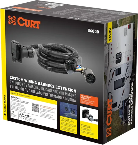 Vista 9 de Arnés CURT 56000 con cableado personalizado (para remolque)